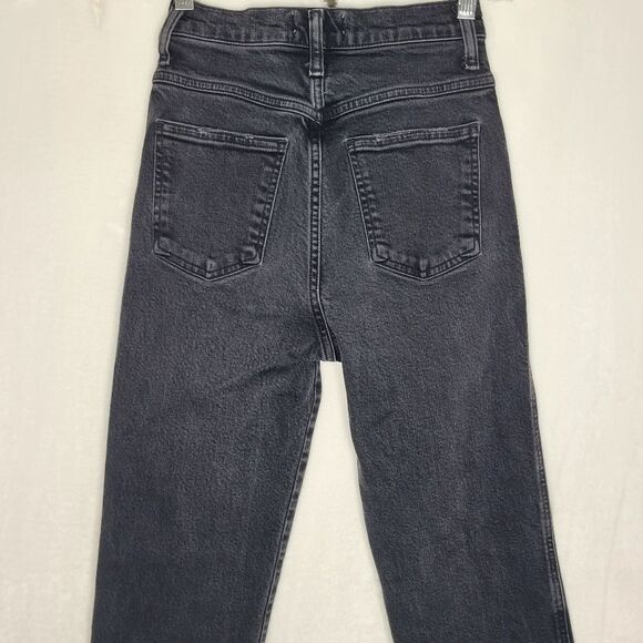 Agolde Black Pinch Waist Jeans Size 24 - Picture 9 of 12